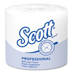 Scott® Essential Standard Roll Bathroom Tissue for Business, Septic Safe, 1-Ply, White, 1,210 Sheets/Roll, 80 Rolls/Carton