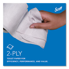 Scott Standard Roll Bathroom Tissue 1-Ply 1210 Sheets/Roll 80 Rolls/Carton