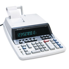Sharp® QS-2760H Two-Color Ribbon Printing Calculator, Black/Red Print, 4.8 Lines/Sec
