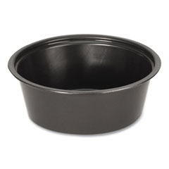 Fabri-Kal® Portion Cups, 1.5 oz, Black, 250/Sleeve, 10 Sleeves/Carton