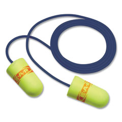 3M™ E-A-Rsoft Metal Detectable Soft Foam Earplugs, 32 dB NRR, Yellow, 2,000/Carton