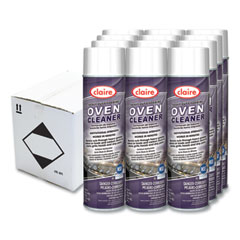 Claire® Heavy Duty Foaming Oven Cleaner, 20 oz Aerosol Spray, 12/Carton