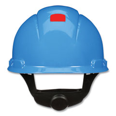 3M™ SecureFit H-Series Hard Hats, H-700 Cap with UV Indicator, 4-Point Pressure Diffusion Ratchet Suspension, Blue