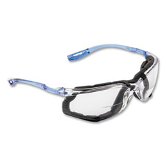 3M™ CCS Protective Eyewear with Foam Gasket, +1.5 Diopter Strength, Blue Plastic Frame, Clear Polycarbonate Lens