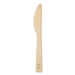 World Centric® Bamboo Cutlery, Knife, 6.7", Natural, 2,000/Carton