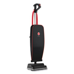 Hoover® Commercial Task Vac Soft Bag Lightweight Upright, 12” Cleaning Path, Black