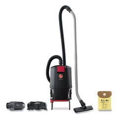 Hoover® Commercial HVRPWR 40V Cordless Backpack Vacuum, 6 qt, Black