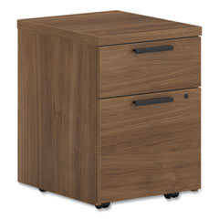 HON® 10500 Series Mobile Pedestal File, Left/Right, 2-Drawers: Box/File, Legal/Letter, Pinnacle, 15.75" x 19" x 22"
