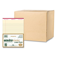 Enviroshades Legal Notepads, 50 Ivory 8.5 x 11.75 Sheets, 72 Notepads/Carton