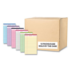 Enviroshades Legal Notepads, 50 Assorted 5 x 8 Sheets, 72 Notepads/Carton
