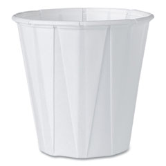 SOLO® Paper Portion Cups, 3.5 oz, White, 100/Bag, 50 Bags/Carton