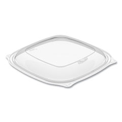 Dart® PresentaBowls Pro Clear Square Bowl Lids, Large Vented Square, 8.5 x 8.5 x 1, Clear, Plastic, 63/Bag, 4 Bags/Carton