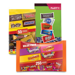 National Brand MARS, Hershey's and Wrigley's Fun Size Chocolate Variety, 168.81 oz Bag, 3/Carton, Ships in 1-3 Business Days