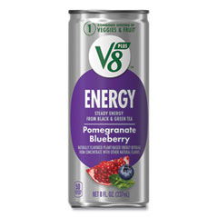 Campbell's® +ENERGY, Pomegranate Blueberry, 8 oz Can, 24/Carton, Ships in 1-3 Business Days