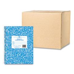 Roaring Spring® Wirebound Notebook, Grade 2 Manuscript Format, Blue Marble Cover, (36) 10.5 x 8 Sheets, 48/CT, Ships in 4-6 Business Days