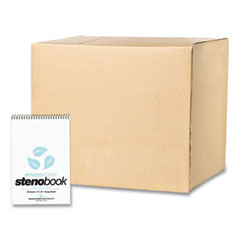 EnviroShades Steno Pad, Gregg Rule, White Cover, 80 Blue 6 x 9 Sheets, 24 Pads/Carton, Ships in 4-6 Business Days