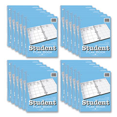 Roaring Spring® Student Plan Book, Undated, Light Blue Cover, (45) 11 x 8.5 Sheets, 24/Carton, Ships in 4-6 Business Days