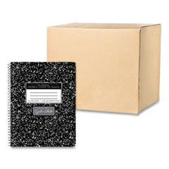 Roaring Spring® Spring Signature Composition Book, Med/College Rule, Black Marble Cover, (70) 9.75 x 7.5 Sheet, 24/CT, Ships in 4-6 Bus Days