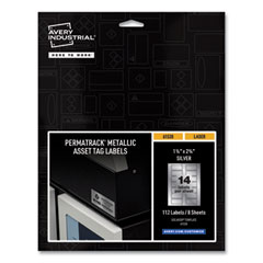 Avery® PermaTrack® Metallic Asset Tag Labels