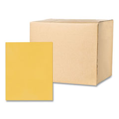 Pocket Folder, 0.5" Capacity, 11 x 8.5, Gold, 25/Box, 10 Boxes/Carton