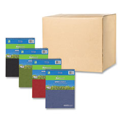 Earthtones BioBased  1 Subject Notebook, Med/College Rule, Asst Covers, (70) 8.5x11.5 Sheets, 24/CT, Ships in 4-6 Bus Days