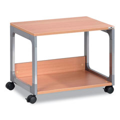Durable® System 48 Multi-Function Trolley, Metal, 2 Shelves, 23.6 x 18.7 x 17, Beech