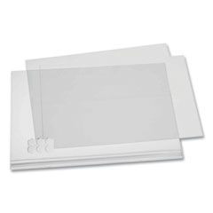 Self-Adhesive Water-Resistant Sign Holder, 11 x 17, Clear Frame, 5/Pack