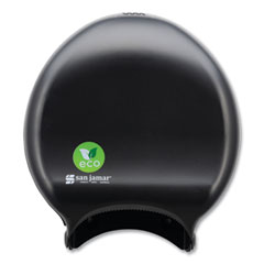 San Jamar® Ecological Green Tissue Dispenser, 16.75 x 5.25 x 12.25, Black