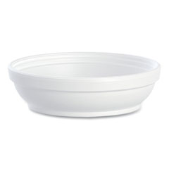 Dart® Insulated Foam Bowls, 5 oz, White, 50/Pack, 20 Packs/Carton