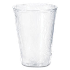Dart® Ultra Clear PETE Cold Cups, 10 oz, Individually Wrapped, 25/Sleeve, 20 Sleeves/Carton