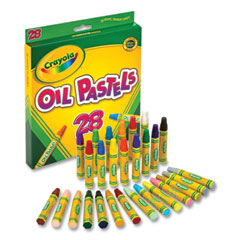 Crayola® Oil Pastels, 28 Assorted Colors, 28/Pack