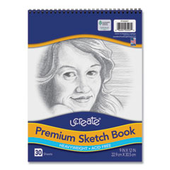 Pacon® Art1st Artist's Sketch Pad, Unruled, 30 White 9 x 12 Sheets