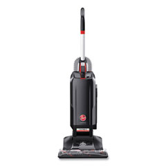 Hoover® Commercial Task Vac Hard Bag Lightweight Upright Vacuum, 14" Cleaning Path, Black