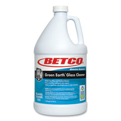 Betco® Green Earth Glass Cleaner, Pleasant Scent, 1 gal Bottle, 4/Carton