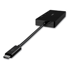 Belkin® USB-C Video Adapter, DisplayPort/DVI/HDMI/USB-C/VGA, 4.33" Black