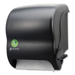 San Jamar® Ecological Green Towel Dispenser, 12.49" x 8.6" x 12.82", Black