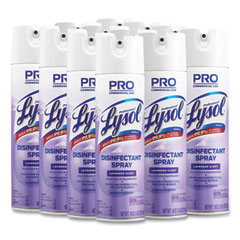 Professional LYSOL® Brand Disinfectant Spray, Lavender, 19 oz Aerosol Spray, 12/Carton
