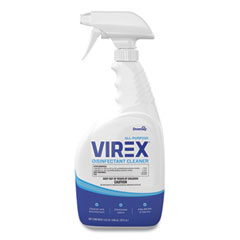 Diversey™ Virex All-Purpose Disinfectant Cleaner, Citrus Scent, 32 oz Spray Bottle, 8/Carton