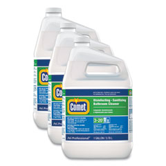 Comet® Disinfecting-Sanitizing Bathroom Cleaner, One Gallon Bottle, 3/Carton
