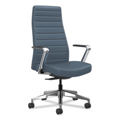 Cofi Executive High Back Chair, Supports up to 300 lb, Nimbus Seat, Nimbus Back, Polished Aluminum Base