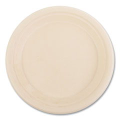 Boardwalk® Bagasse PFAS-Free Dinnerware, Plate, 9" dia, Tan, 500/Carton