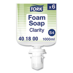 Tork® Clarity Hand Soap, Unscented, 1 L Refill, Clear, 6/Carton