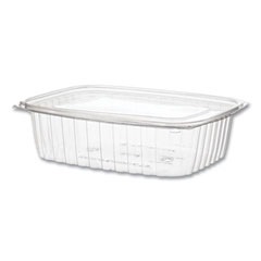 Eco-Products® Renewable and Compostable Rectangular Deli Containers, 48 oz, 8 x 6 x 2, Clear, Plastic, 50/Pack, 4 Packs/Carton