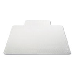 deflecto® DuraMat Moderate Use Chair Mat for Low Pile Carpeting, Lipped, 45 x 53, Clear, 50/Pallet, Ships in 4-6 Business Days