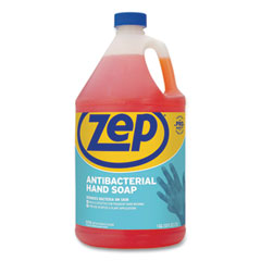 Zep® Antibacterial Hand Soap, Fragrance-Free, 1 gal Bottle, 4/Carton