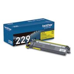 Brother TTN229Y Toner, 1,200 Page-Yield, Yellow