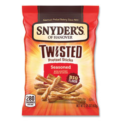 Snyder's® Pretzels, Seasoned, 2.25 oz Bag, 36/Carton