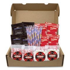 Snack Box Pros Warm Winter Wishes Hot Chocolate Kit, 20 Assorted Items/Box, Ships in 1-3 Business Days