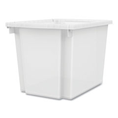 50 Qt. Latch Lid Underbed Storage Box, 17.75 x 32.5 x 6.5, Clear