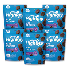 HighKey® Double Chocolate Brownie Cookies, 0.75 oz Packet, 6/Carton, Ships in 1-3 Business Days